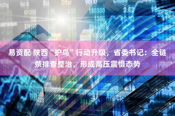 易资配 陕西“护鸟”行动升级，省委书记：全链条排查整治，形成高压震慑态势